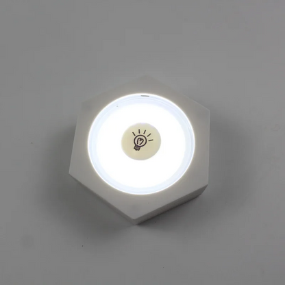 Kit de 3 lampes Led Hexagone sans fil avec télécommande تنزوت