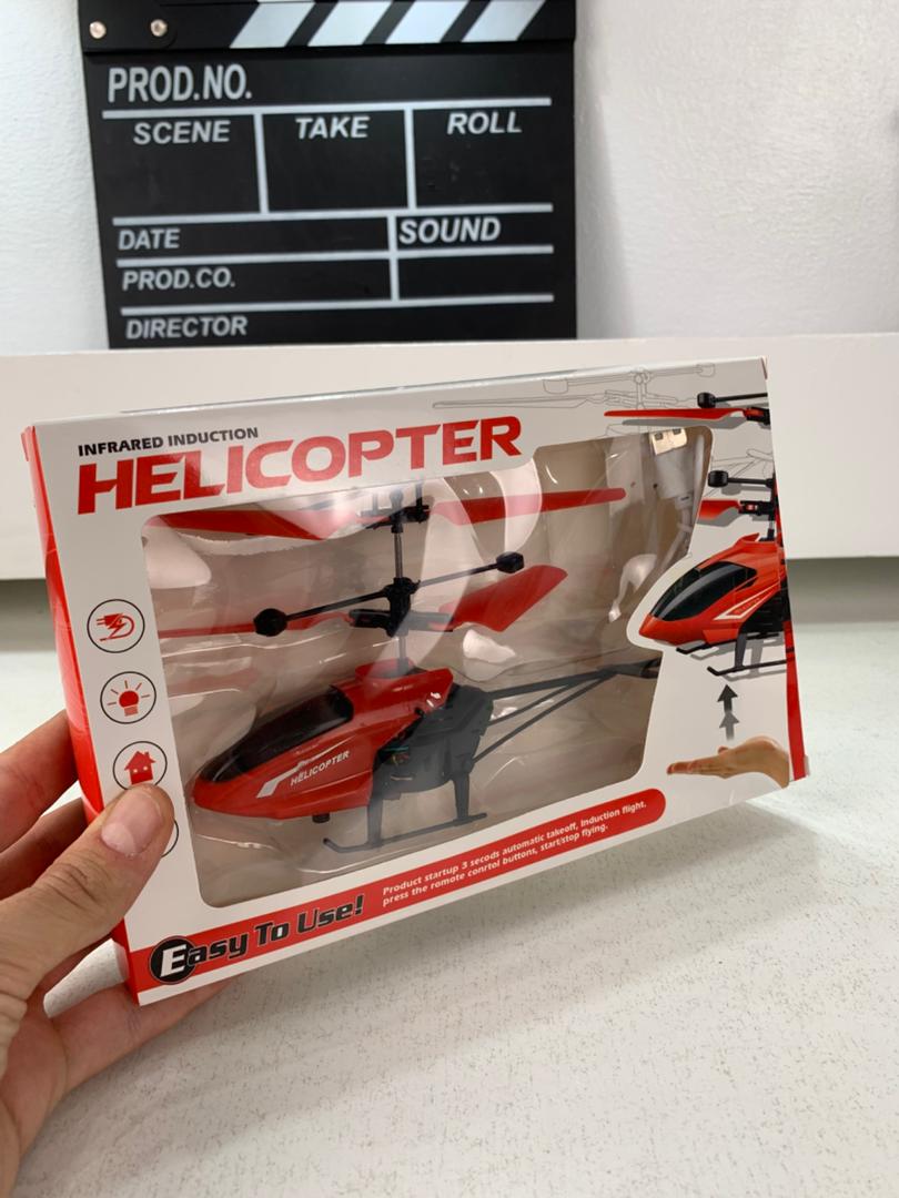 Hélicoptère Rechargeable avec Capteur Infrarouge pour Enfants – طائرة هيليكوبتر لاسلكية للأطفال تنزوت