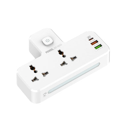 Prise de charge rapide domestique multifonctionnelle avec veilleuse QC 3.0 et système de sécurité enfants - تنزوت
