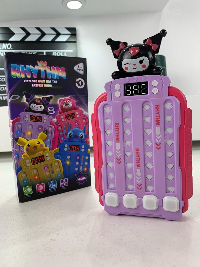 Machine de jeu rythmique anti-stress avec musique et lumière – لعبة أطفال مسلية تنزوت