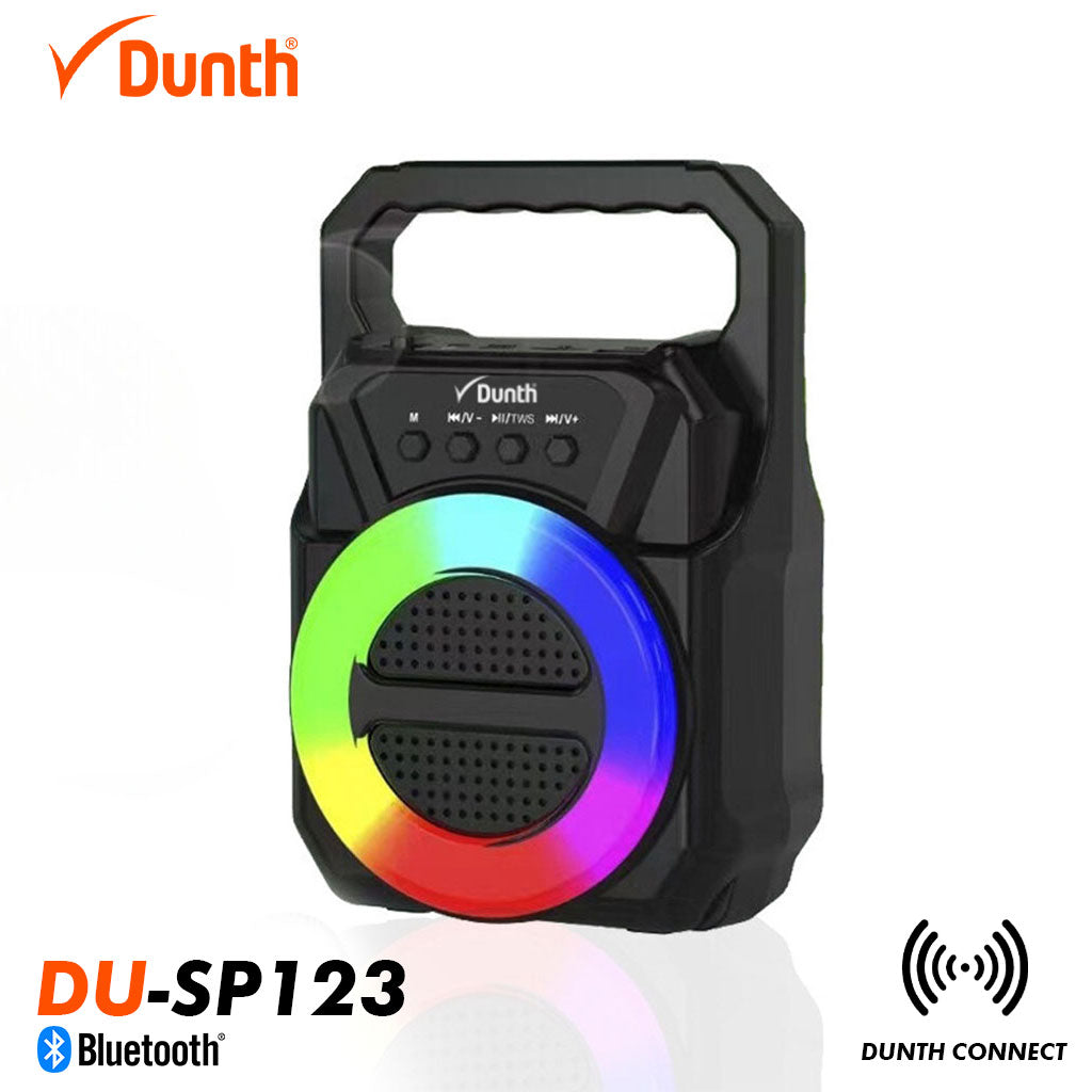 Ampli haut parleur sans fil à batterie rechargeable, Bluetooth 1800W DUNTH DU-SP123 - تنزوت