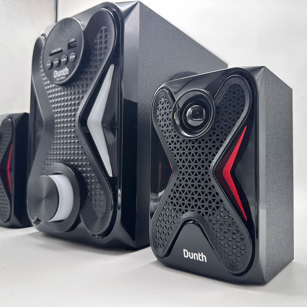 Haut-Parleur DUNTH 8000 W LED BT/AUX/USB/FM Radio DU-SP833 – مكبر صوت إحترافي أصلي تنزوت