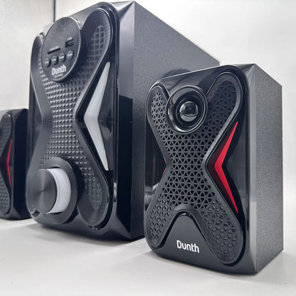 Haut-Parleur DUNTH 8000 W LED BT/AUX/USB/FM Radio DU-SP833 – مكبر صوت إحترافي أصلي تنزوت