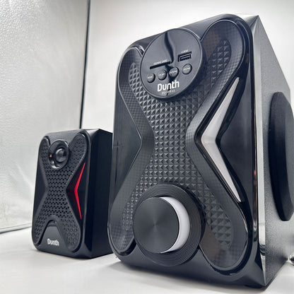 Haut-Parleur DUNTH 8000 W LED BT/AUX/USB/FM Radio DU-SP833 – مكبر صوت إحترافي أصلي تنزوت