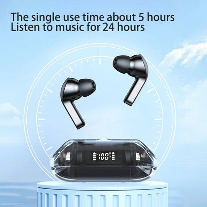 Écouteurs sans fil Bluetooth 5 couleur noir DUNTH DU-T152 - تنزوت
