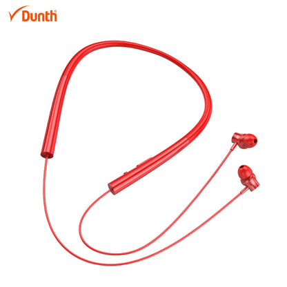 Écouteurs intra-auriculaires avec bluetooth, tour de cou sans fil étanche, couleur orange DUNTH DU-B282 - تنزوت