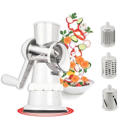 Coupe-légumes multifonctionnel, trancheuse ronde 3 En 1 تنزوت