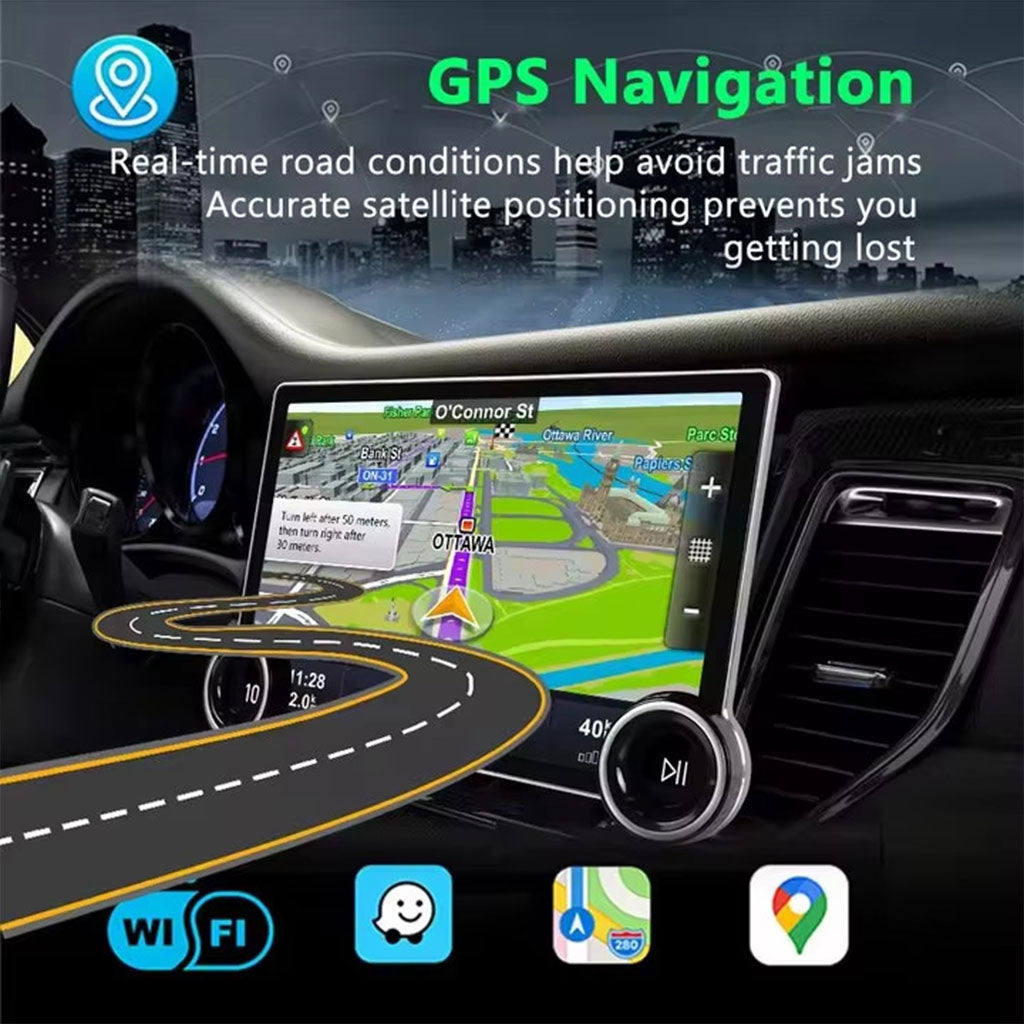 Diamond 2K Écran de voiture Android de 11,1 pouces compatible Apple CarPlay Android Auto – شاشة ذكية للسيارة تنزوت
