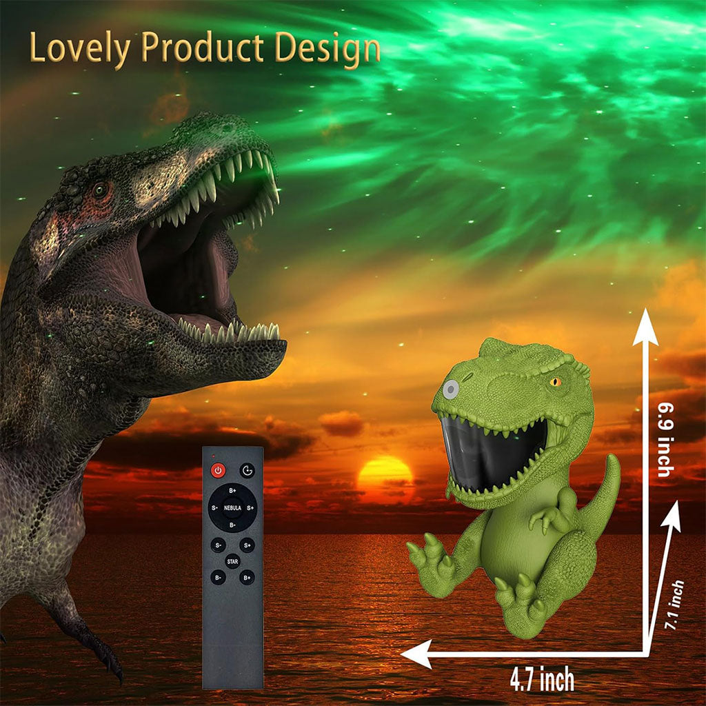 Dinosaure Projecteur Galaxie et Haut Parleur avec Télécommande – جهاز عرض نجوم ومكبر صوت تنزوت