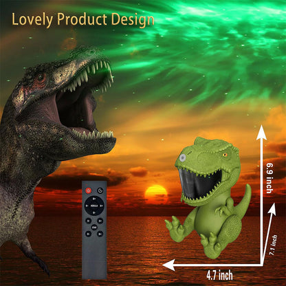 Dinosaure Projecteur Galaxie et Haut Parleur avec Télécommande – جهاز عرض نجوم ومكبر صوت تنزوت