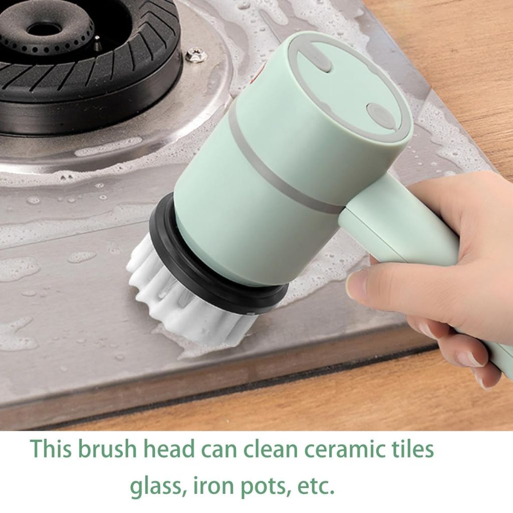 Brosse de Nettoyage Rotative Très Utile pour Cuisine avec 2 Brosse – فرشاة تنظيف للمطبخ تنزوت