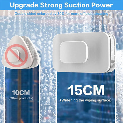 Nettoyeur de Vitres Magnétique Double Face avec Corde Antichute – ممسحة زجاج مغناطسية