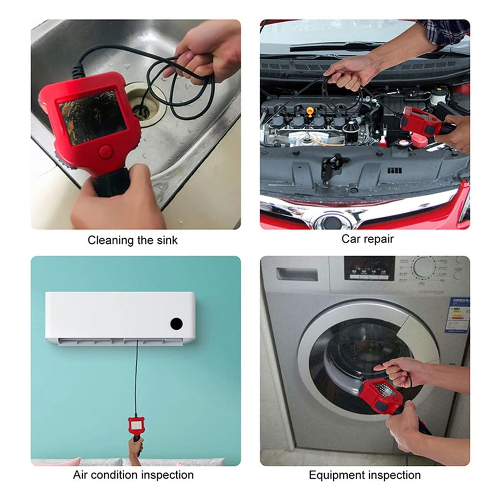 Caméra d’inspection endoscope industrielle avec écran LCD – كاميرة للأمكان الضيقة مع شاشة تنزوت