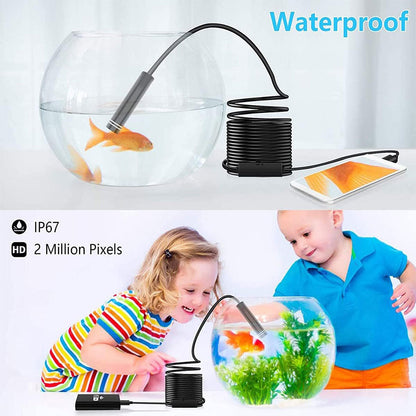 Endoscope WiFi Caméra d’inspection sans Fil 8 mm 6 LED réglables pour Smartphone – كاميرة للمناطق الضيقة - تنزوت