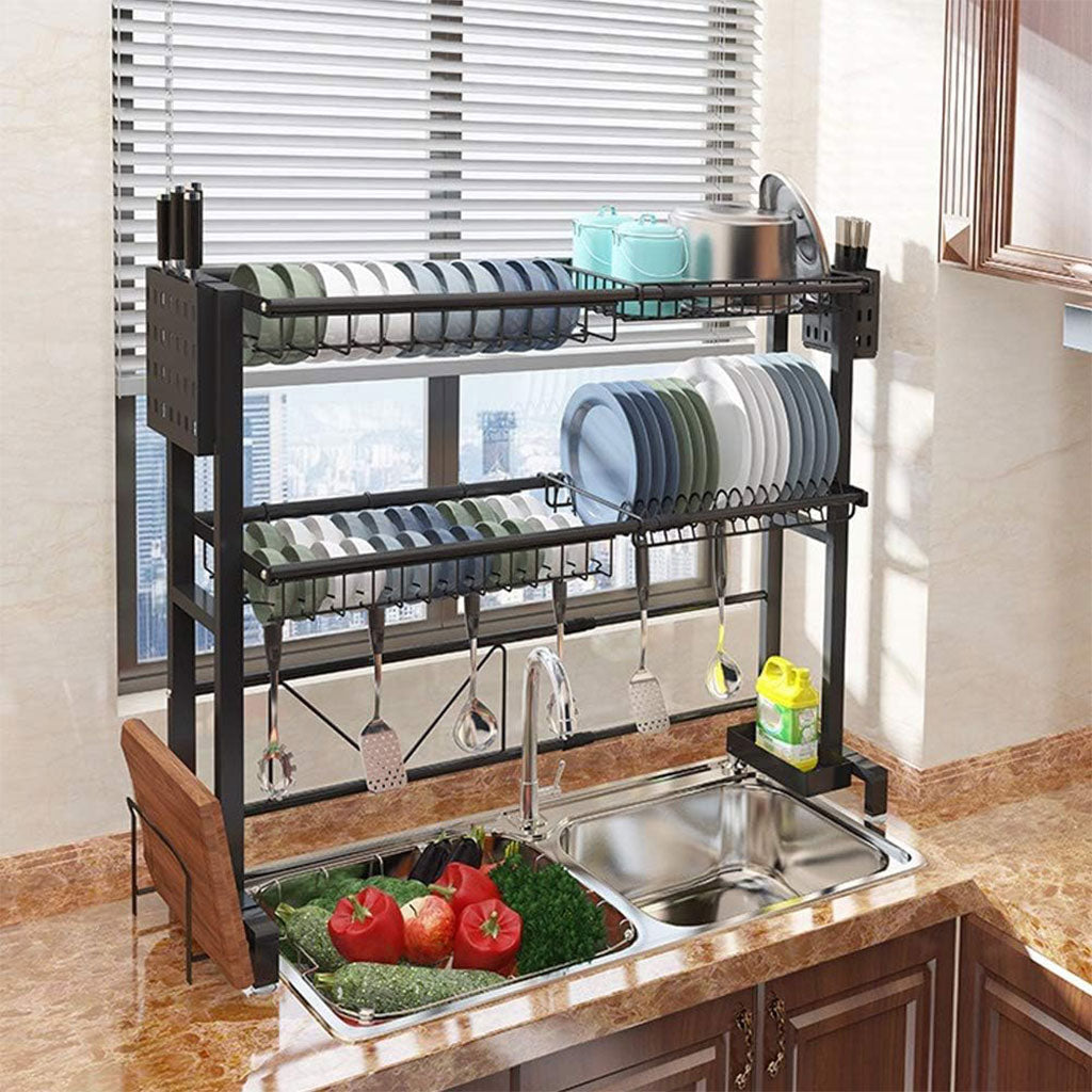 Egouttoir-Vaisselle-Cuisine-Longueur-Extensible-Deux-Niveaux-avec-Grande-capacit-منظم-أواني-قابل-للتمدد.png