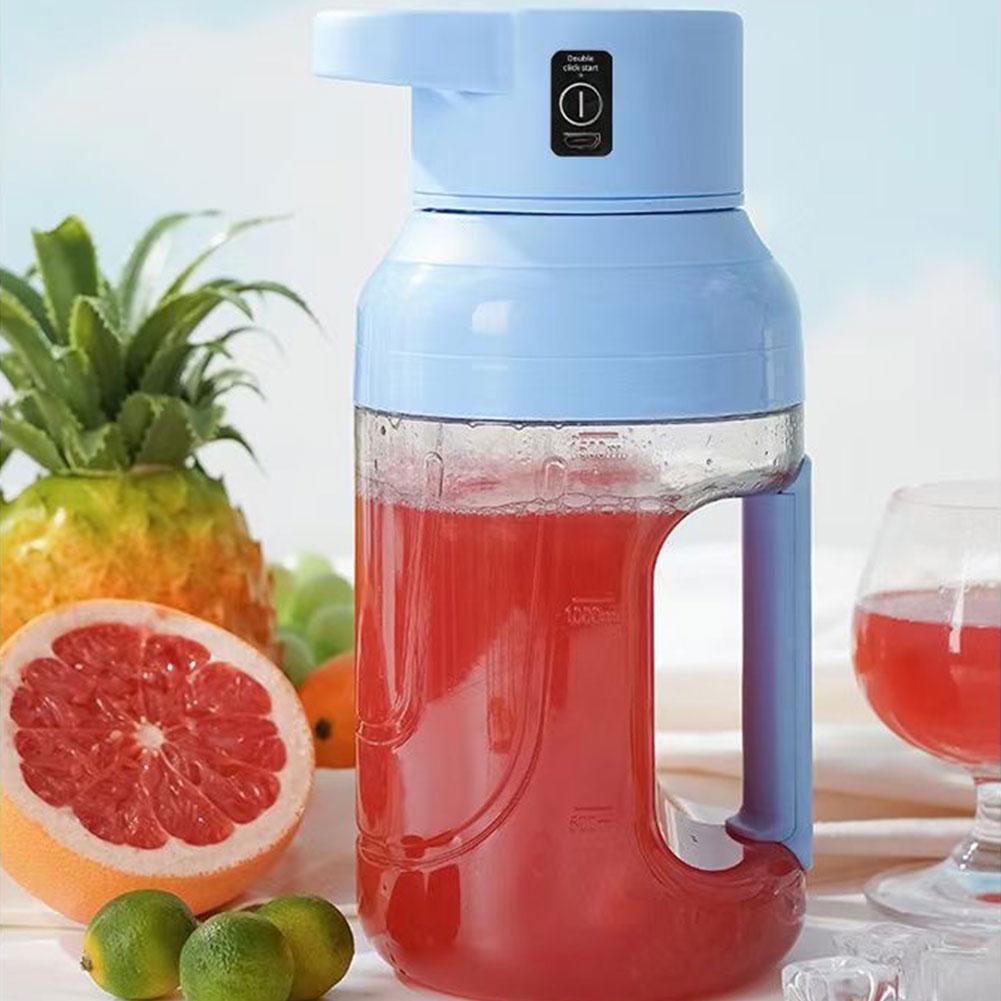 Extracteur de jus frais portatif électrique 1500ml Rechargeable تنزوت