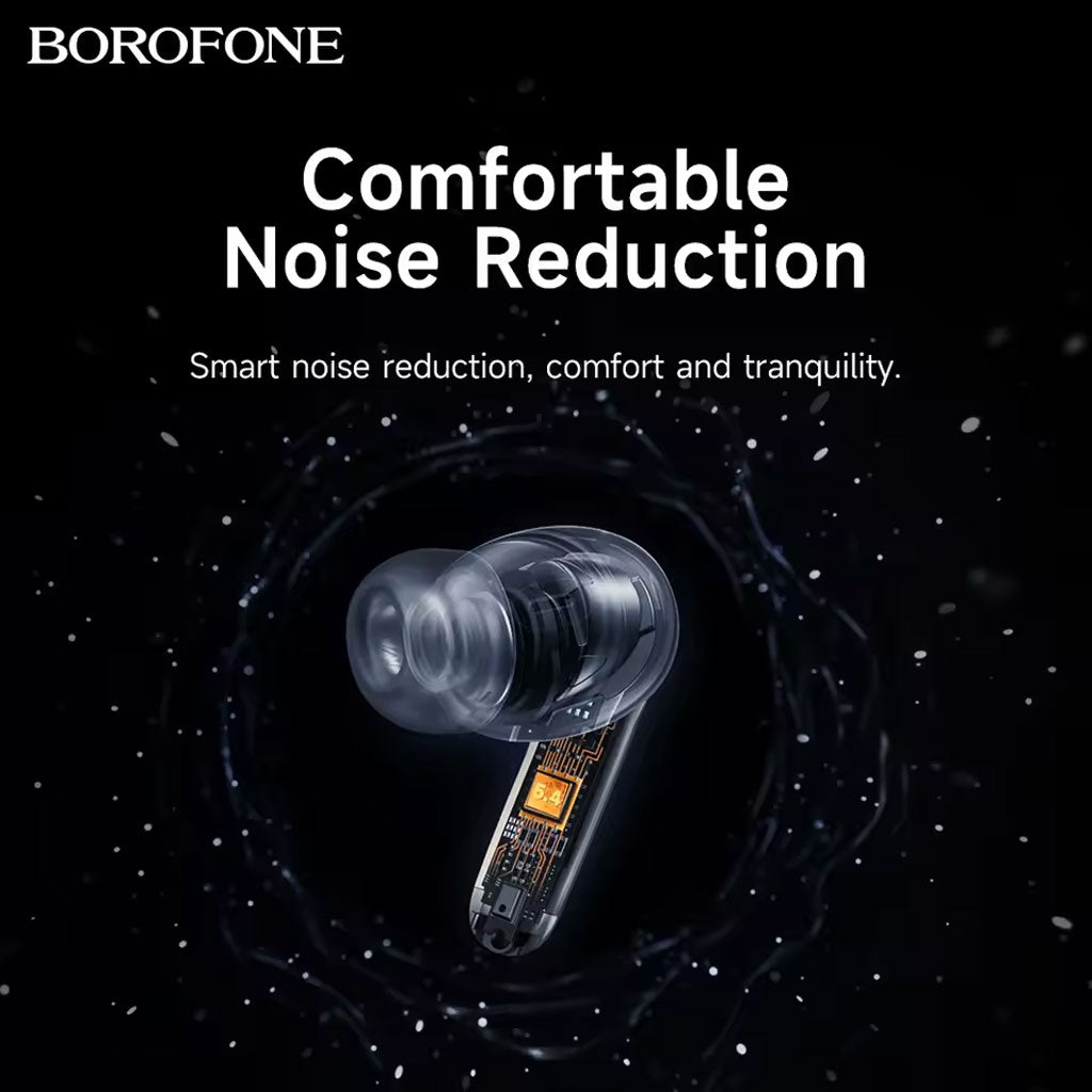 Écouteurs sans fil Bluetooth V5.4 FQ1 Plus ANC BOROFONE – سماعات أذن لاسلكية - تنزوت