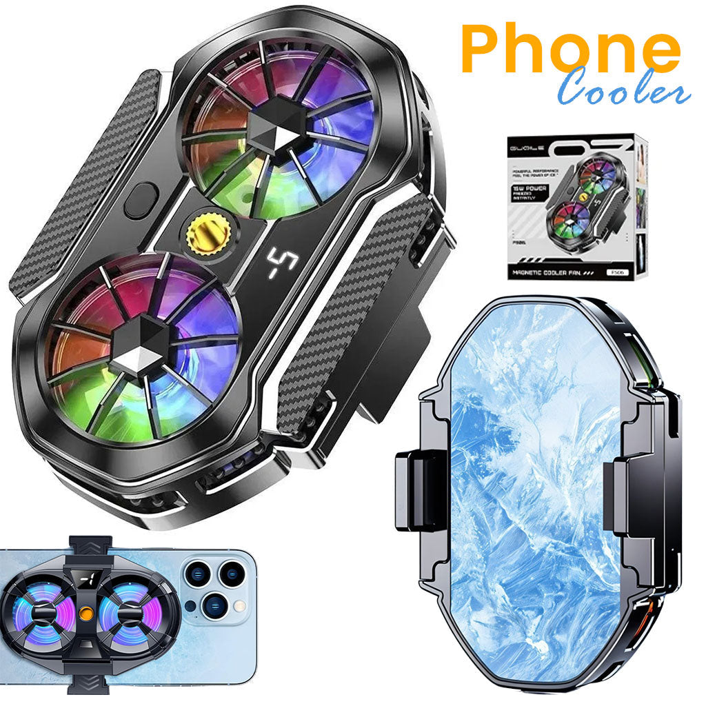 Refroidisseur de téléphone portable à double ventilateur FS06 – مبرد هواتف تنزوت