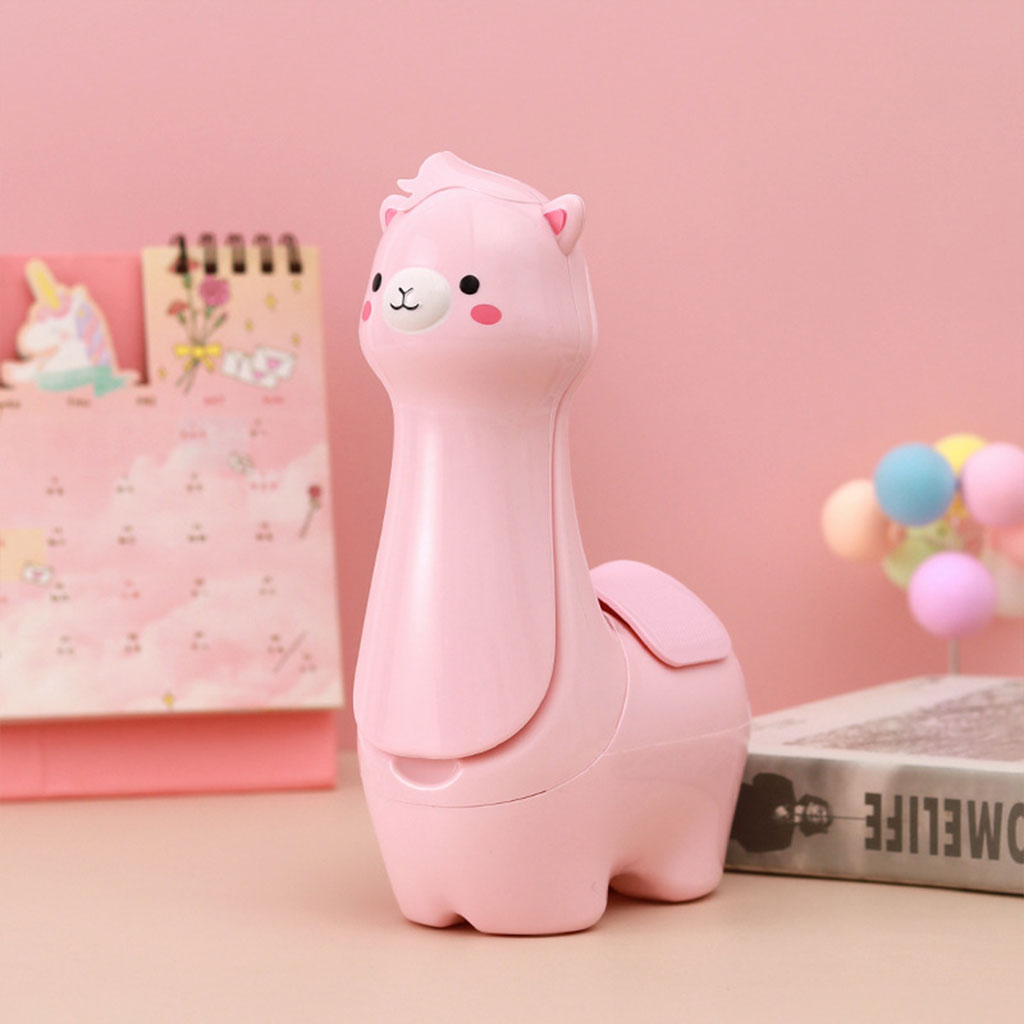Lampe Veilleuse Lama Mignonne LED avec Porte-stylo – مصباح على شكل لاما لمكتب الأطفال تنزوت