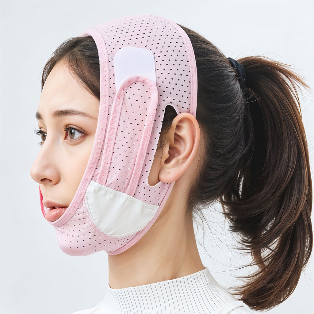 Masque facial en forme de V pour réduire le Double menton – قناع شد الوجه تنزوت