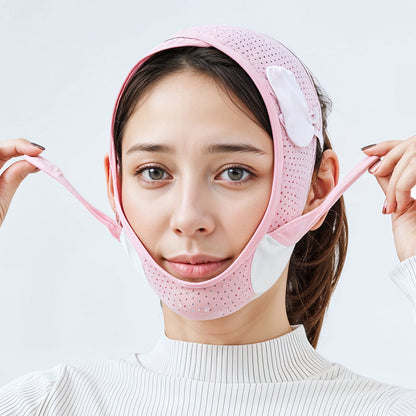 Masque facial en forme de V pour réduire le Double menton – قناع شد الوجه تنزوت