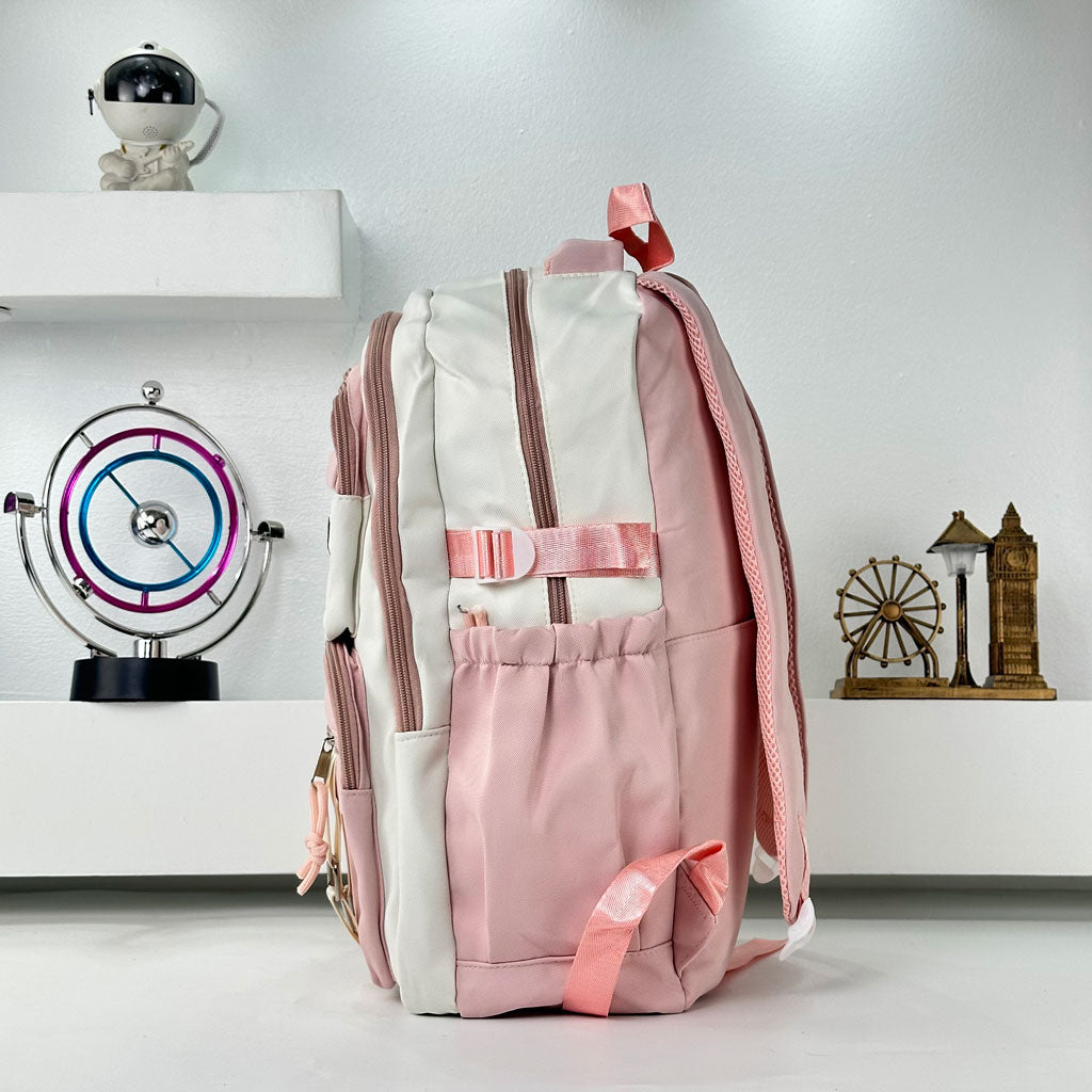 Sacs à dos d’école Style Décontracté Milkshake Rose – حقيبة ظهر مدرسية وردي تنزوت