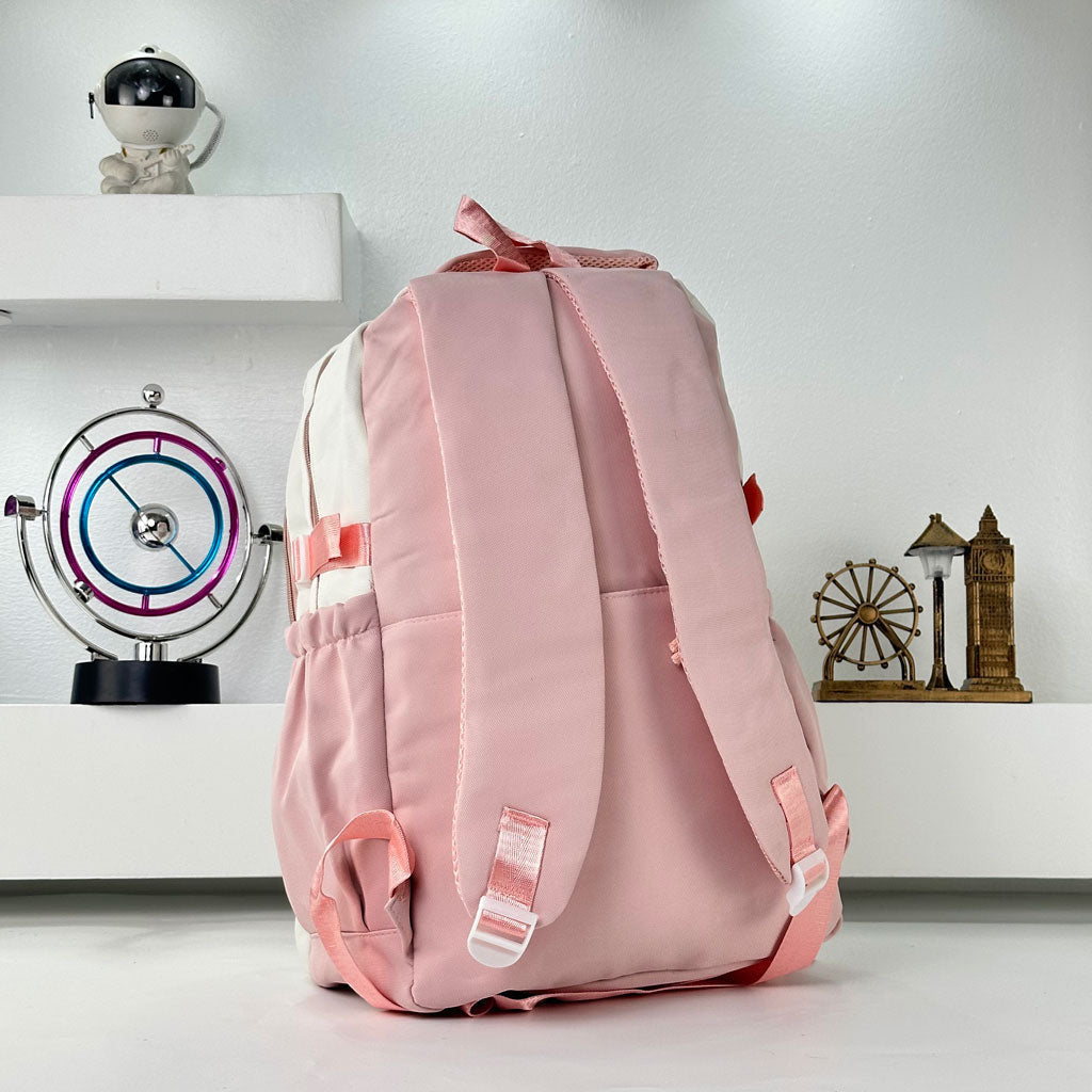 Sacs à dos d’école Style Décontracté Milkshake Rose – حقيبة ظهر مدرسية وردي تنزوت