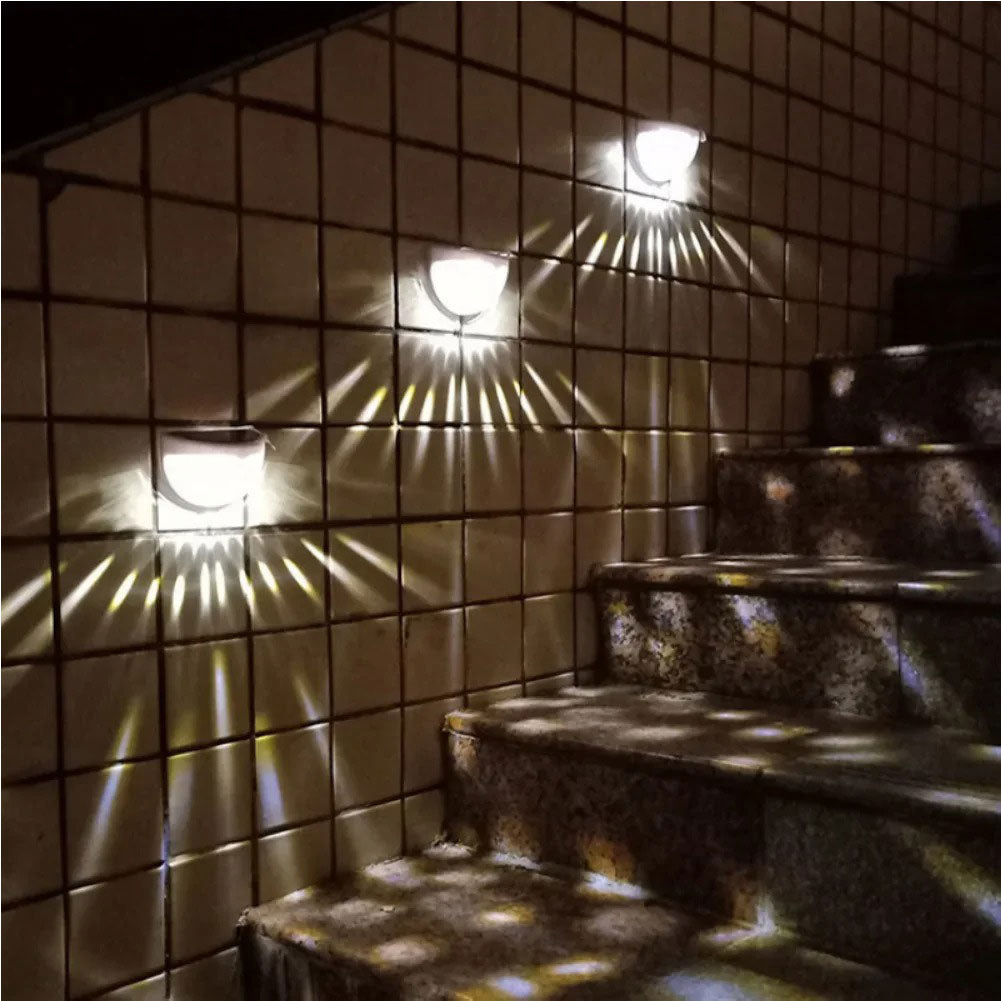 Pack 2 Lampes solaires pour clôture imperméable IP65 – مصابيح الإنارة الخارجية تنزوت