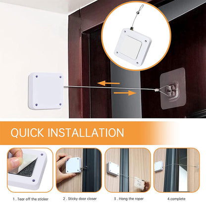 Ferme-porte automatique sans perforation – أداة غلق الباب أوتوماتكيا تنزوت