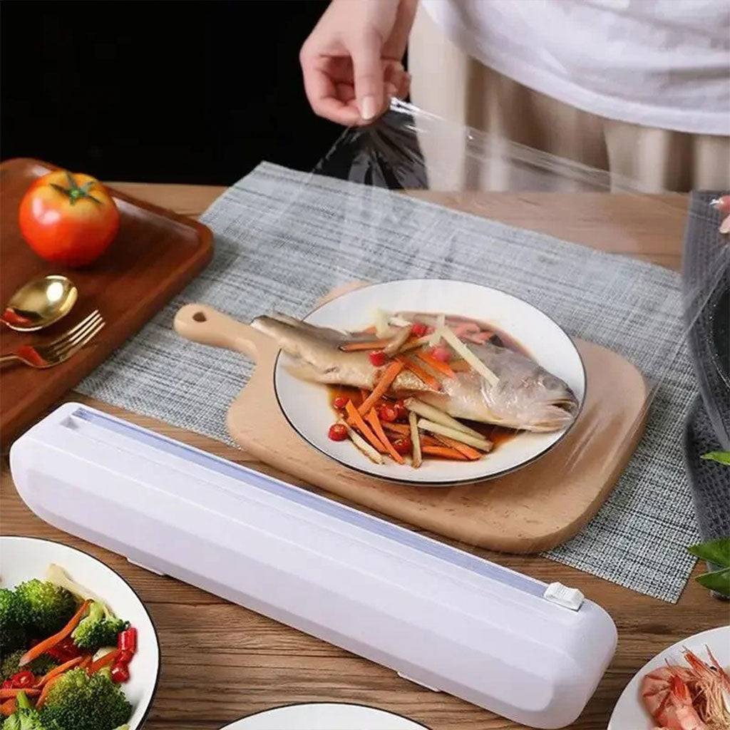 Distributeur de Film Alimentaire Étirable en Cuisine – موزع ورق في المطبخ تنزوت