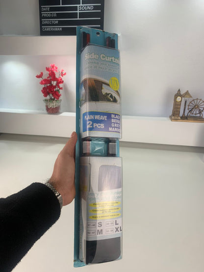PACK 4 Pcs Rideau glissé de fenêtre Protection UV pour Voiture – ستار نوافذ جانبية في السيارة 4 قطع - تنزوت