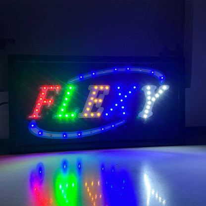 Plaque de Signalisation LED Multicolore Flexy – لوحة إشهارية ضوئية تنزوت