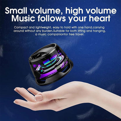 G200 Mini Haut-parleur Bluetooth magnétique sans fil avec lumière RVB – مكبر صوت مغناطيسي ومحمول تنزوت