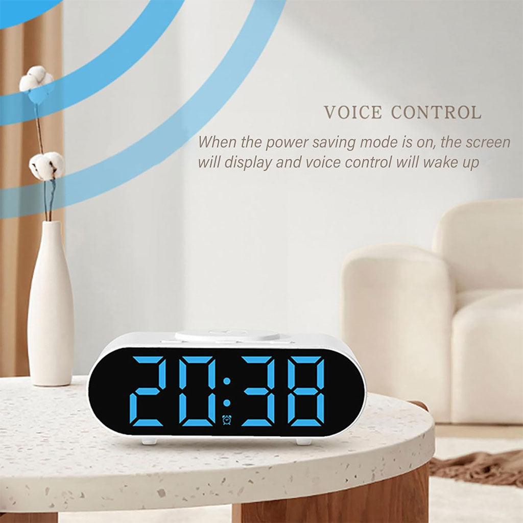 Horloge numérique LED et Chargeur Sans Fil GH9000 – ساعة منبه وشاحن لاسلكي تنزوت