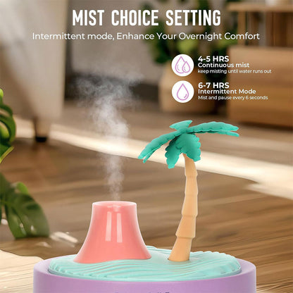 Humidificateur Portable avec Décoration de Paysage et Grand Réservoir de 320 ml – معطر جو محمول تنزوت