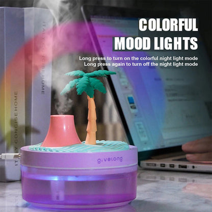 Humidificateur Portable avec Décoration de Paysage et Grand Réservoir de 320 ml – معطر جو محمول تنزوت