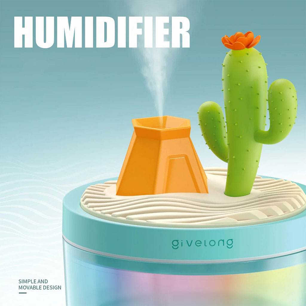 Humidificateur Portable avec Décoration de Paysage et Grand Réservoir de 320 ml – معطر جو محمول تنزوت