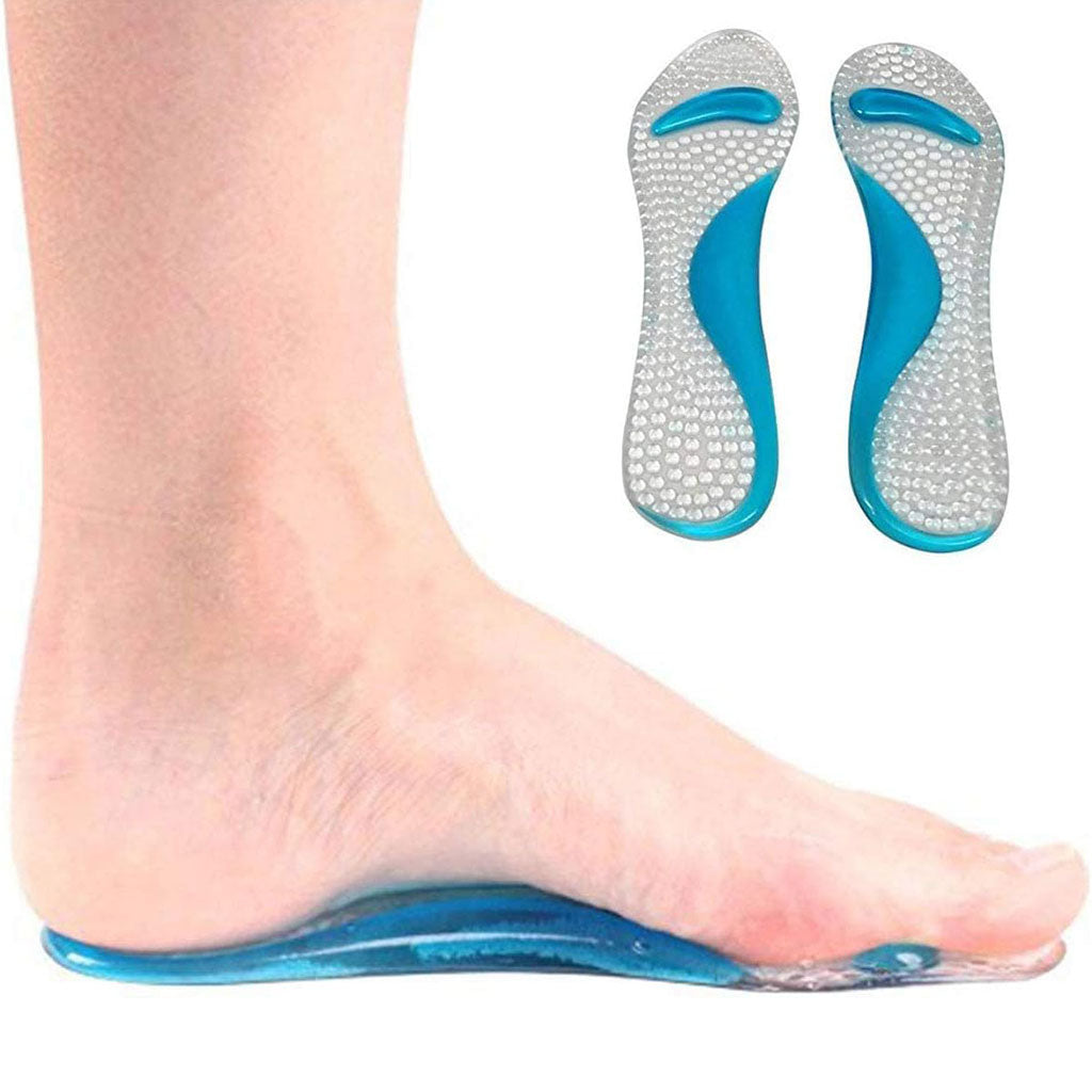 Semelle de massage en Gel pour correction des Pieds Plats – فرشة حذاء من السيليكون تنزوت