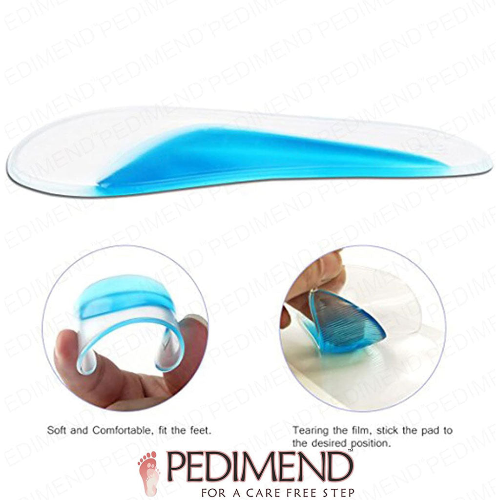 Semelle de massage en Gel pour correction des Pieds Plats – فرشة حذاء من السيليكون تنزوت