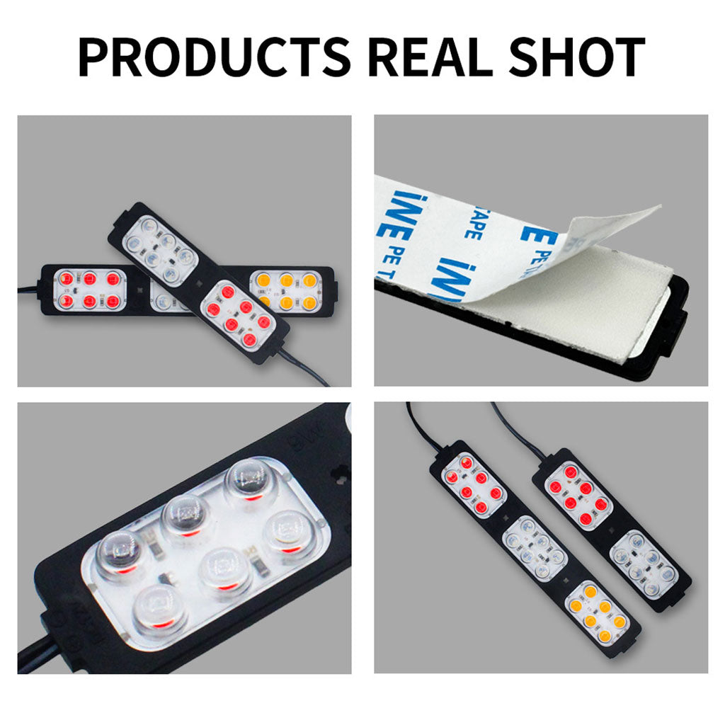 Feux stroboscopiques LED 12-24V 3 Couleur pour Véhicules 1Pcs – مصابيح إشارية ملونة - تنزوت