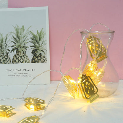 Guirlande lumineuse d'ampoule de lanterne de Ramadan 10 pièce تنزوت