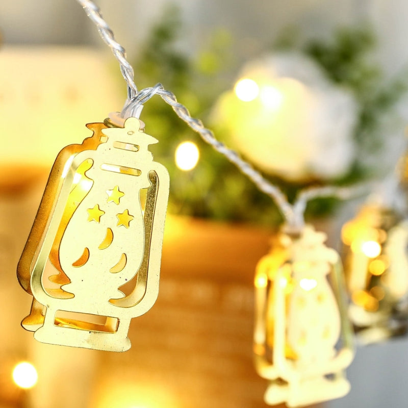 Guirlande lumineuse d'ampoule de lanterne de Ramadan 10 pièce تنزوت