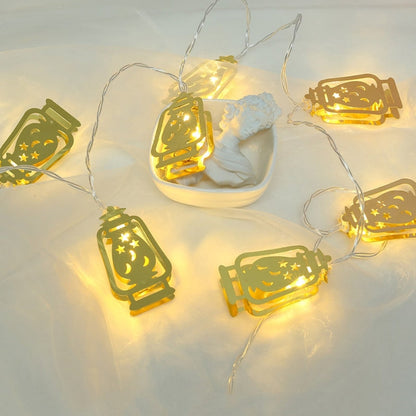 Guirlande lumineuse d'ampoule de lanterne de Ramadan 10 pièce تنزوت