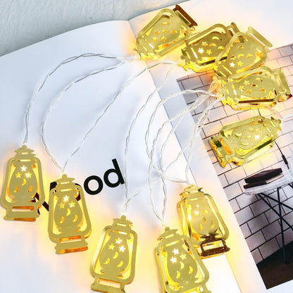 Guirlande lumineuse d'ampoule de lanterne de Ramadan 10 pièce تنزوت