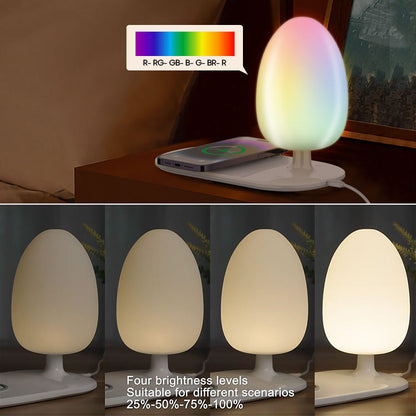 Veilleuse à luminosité réglable, chargeur de téléphone sans fil LDNIO Y3 - تنزوت
