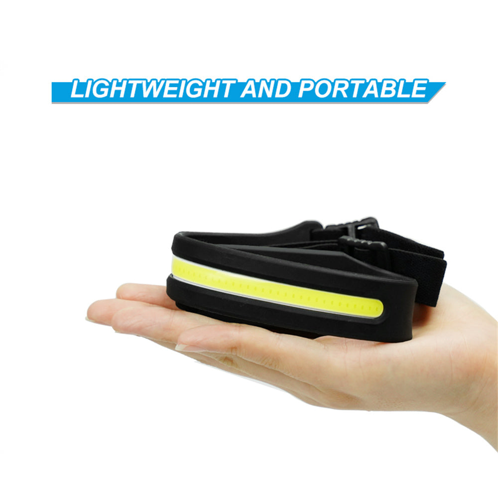 Lampe frontale 6000LM COB à Induction Rechargeable 5 Modes تنزوت