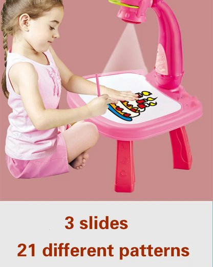 Table à dessin avec projecteur 24 images différentes - Planche à dessin -rose تنزوت