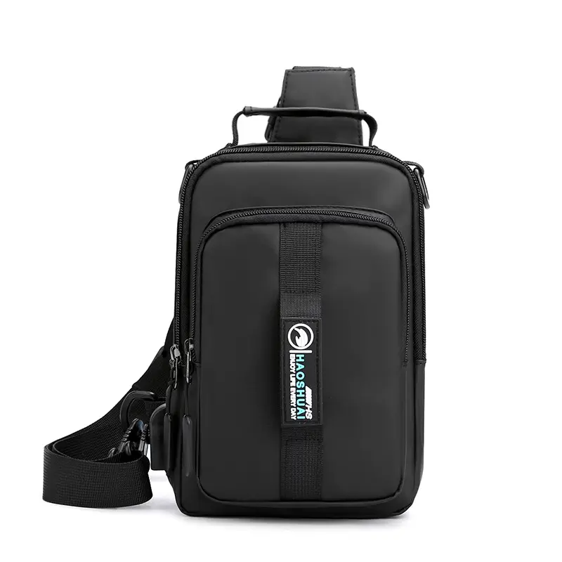 Sacoche Oxford imperméable multifonctionnel avec Sortie De charge usb pour hommes V3 تنزوت