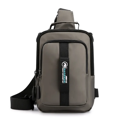 Sacoche Oxford imperméable multifonctionnel avec Sortie De charge usb pour hommes V3 تنزوت