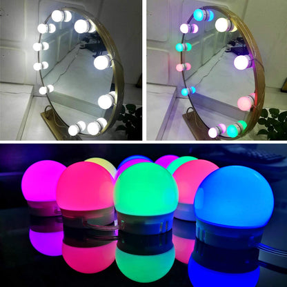 Chende Lampe Miroir RGB 10 psc mural Hollywood style تنزوت